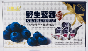 九鑫山珍200克盒裝野生藍莓果汁軟糖
