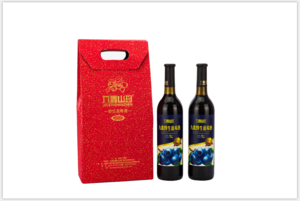 九鑫山珍2瓶裝750毫升野生藍莓悅酒禮盒